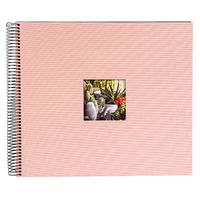 goldbuch Spiralalbum Bella Vista mit Fenster 35x30 40 schwarze Seiten  rose