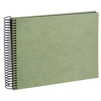 goldbuch Spiralalbum Hanf-Papeterie  24x17 cm Smoke Green