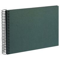 goldbuch Spiralalbum Hanf-Papeterie  24x17 cm Midnight Green