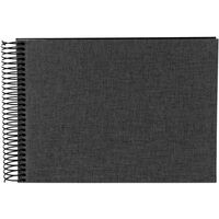 goldbuch Spiralalbum Summertime Trend 2 24x17 40 schwarze Seiten  anthrazit