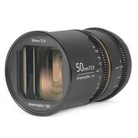 Great Joy 50mm T2.9 1.8x Anamorphic Lens  Canon RF Amber Lens Flare