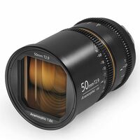 Great Joy 50mm T2.9 1.8x Anamorphic Lens  MFT Amber Lens Flare