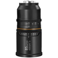 Great Joy 85mm T2.9 1.8x Anamorphic Lens  E Mount Amber Lens Flare
