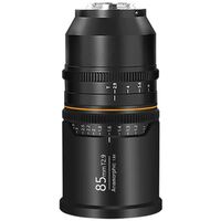 Great Joy 85mm T2.9 1.8x Anamorphic Lens  MFT Mount Amber Lens Flare