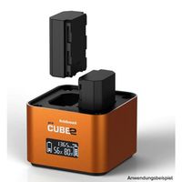 Hähnel proCUBE2 Doppelschacht-Ladegerät  Sony