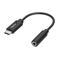Hama Audio-Adapter, USB-C-Stecker - 3,5-mm-Klinke-Buchse, Stereo 