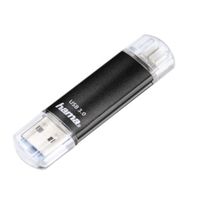 Hama FlashPen Laeta Twin, USB 3.0, 40 MB/s  32 GB schwarz