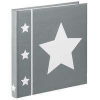 Hama Jumbo-Album Skies, 30x30 cm, 60 weiße Seiten  grau