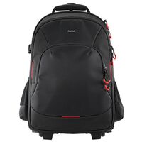 Hama Kamera-Trolley Ohio, 200, stabiler Fotokoffer für Handgepäck  schwarz/rot