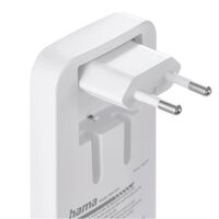 Hama Schnellladegerät, 2x USB-C, 1x USB-A, flaches Mini-Ladegerät, PD, 65 W, WS 