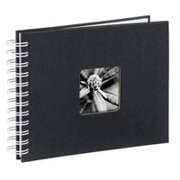 Hama Spiral-Album Fine Art, 24x17 cm, 50 weiße Seiten  schwarz