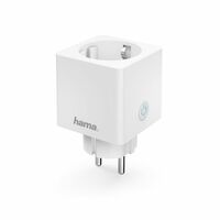 Hama WLAN-Steckdose Mini, ohne Hub, für Sprach- und App-Steuerung, 3.680W, 16A 