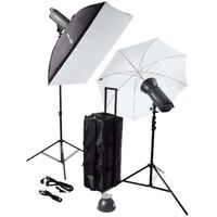 Helios 1000P II Profi-Blitzstudio 2er-Set 