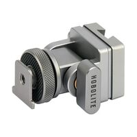 Hobolite V-Mount Kugelkopf mit Cold Shoe Adapter 