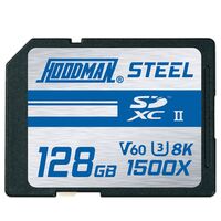 Hoodman 128GB 1500X-SDXC UHS-II Class 10 U3 8K V60 
