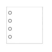 Ilford Ergänzungsblätter 36x46  weiß 10 Blatt