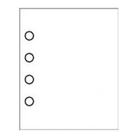 Ilford Ergänzungsblätter  38x48  weiß 10 Blatt