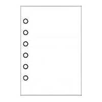 Ilford Ergänzungsblätter  45x63  weiß 10 Blatt