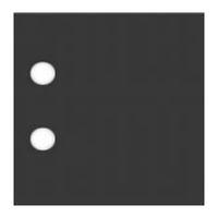 Ilford Ergänzungsblätter 22x22 10 Blatt  schwarz