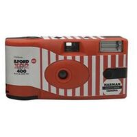 Ilford XP2 Einwegkamera mit Blitz 400 ASA / 27 Aufnahmen black & white 