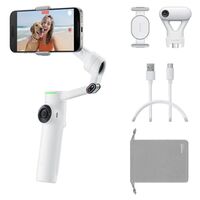 Insta360 Flow 2 Pro KI-Tracker-Bundle  Schneeweiß