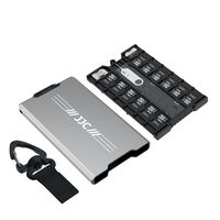 JJC SW MCR1 Memory Card Case  grau