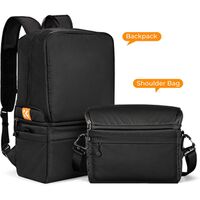 K&F Concept 2-in-1 Kamera Rucksack  schwarz