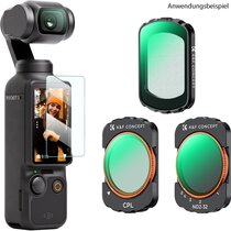 K&F Concept CPL + ND2-32 + Black Mist Filters Osmo Pocket 3 