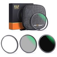 K&F Concept Magnetic Lensfilter-Kit CPL-ND-UV  77mm