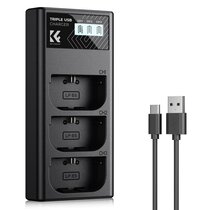 K&F Concept Triple-Akku-Ladegerät  LP-E6NH