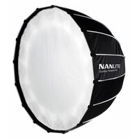 Nanlite  Easy-up Parabol-Softbox SB-PR-90Q, 90 cm, für Forza 300 / Forza 500, inkl Diffusor und Schutztasche 