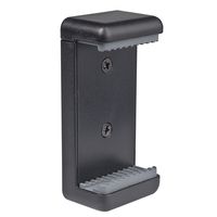 Kaiser Smartphone-Halter, schwarz, mit 2 Stativgewinden 1/4 