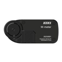 Keks M-Meter Chrome Belichtungsmesser  Aluminium schwarz