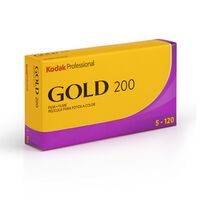 Kodak GOLD 200 120 Rollfilm  5er Pack 