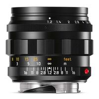 Leica Noctilux-M 50mm f/1.2 asph.  Leica M schwarz