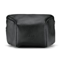 Leica Pouch mit großem Vorderteil  schwarz