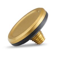 Leica Soft Release Button  Messing, gestrahlt