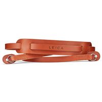 Leica Trageriemen mit Schulterpolster, Leder  Cognac