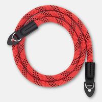 Lens-Aid Kameragurt aus Seil  rot schwarz