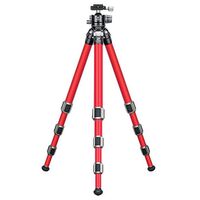 Leofoto Carbon-Dreibeinstativ LA-324C Athena Red + Ballhead LH-40 