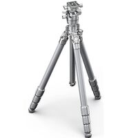 Leofoto Carbon-Dreibeinstativ LG-284C Gabriel + Ballhead LH-36R Silver 