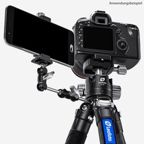 Leofoto Carbon-Dreibeinstativ LSR-284C Rapid Ranger mit Beinklemmen + Ballhead  LH-40