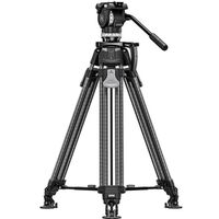 Leofoto Carbon-Dreibeinstativ LVF-163C + FH-10 Videostativset 