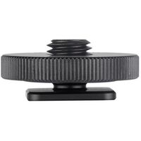 Leofoto FA-02 Cold shoe 1/4 mounting hole 
