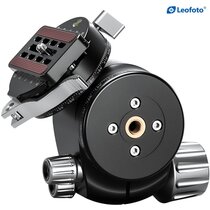 Leofoto Stativ-Kugelkopf LH-55PCL mit Panoramateller und Schnellwechselkupplung 