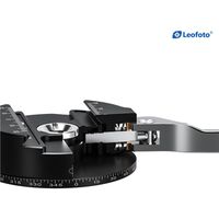 Leofoto Stativ-Panoramakopf Panoramateller PCL-70 + Schnellwechselplatte QP-70N 