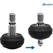 Leofoto Stativfuß TFV Gummifuß-/Spike-Kombination 
