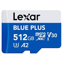 Lexar microSDXC Blue Plus UHS-I V30 Read 170MB/s mit SD Adapter  512 GB