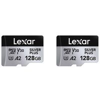 Lexar microSDXC Silver Plus UHS-1 V30 R205/W100MB/s - 2PACK  128GB