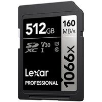 Lexar SD Pro Silver Series UHS-I 1066x 512GB V30  512 GB 